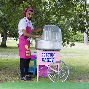 Algodonero para fiestas y eventos