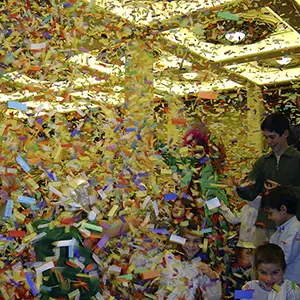 Cañón de confetti
