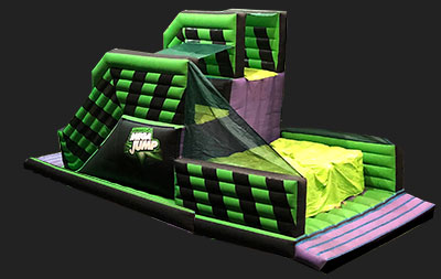 Salto al vacío hinchable de Experiencia Megajump